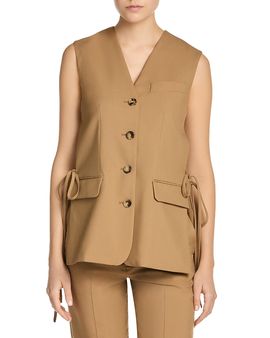 Marni Marni Side Tie V Neck Waistcoat