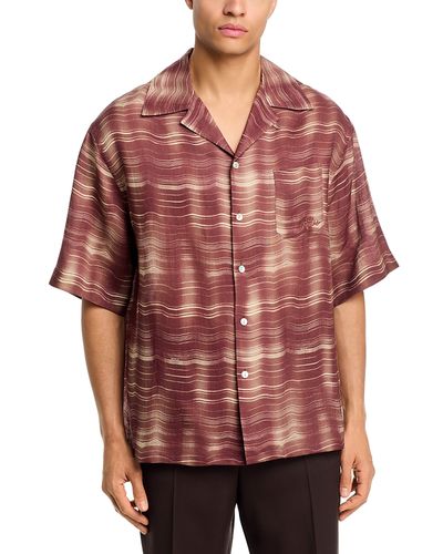 Marni Marni Spread Collar Textured Shirt