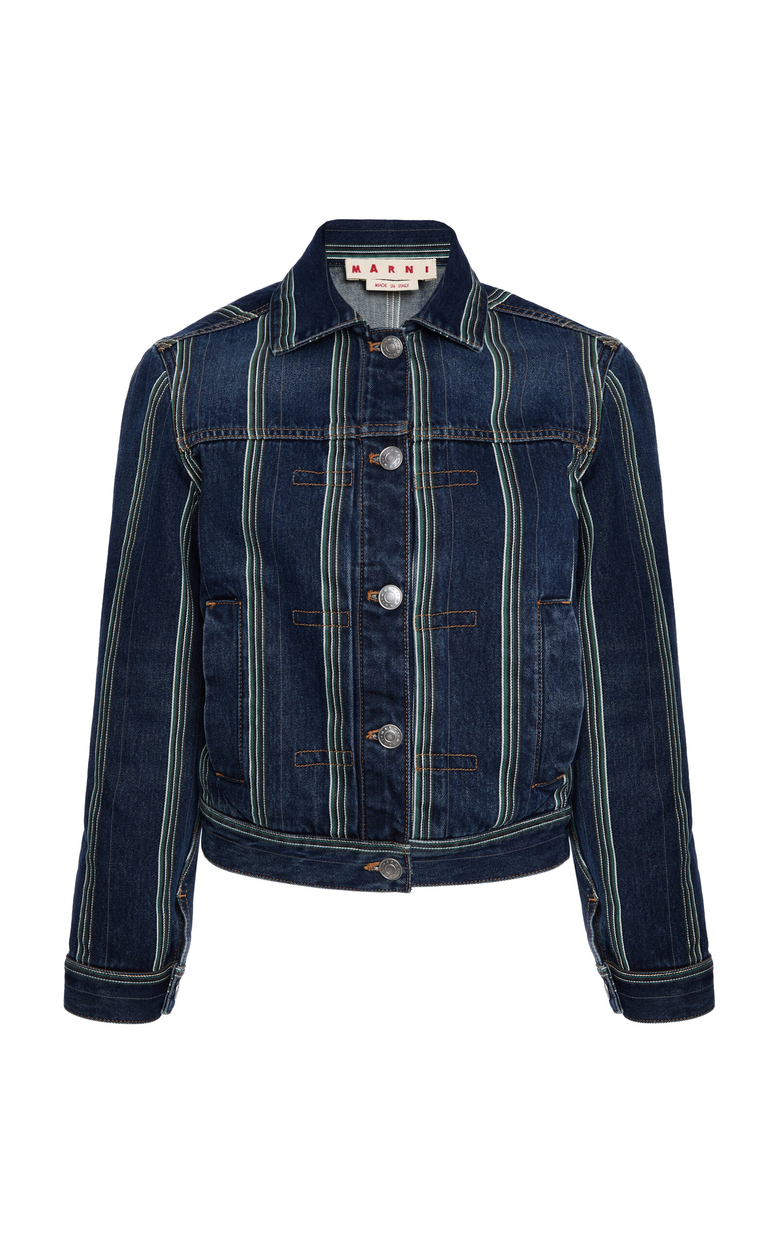 Marni Marni Striped Denim Jacket