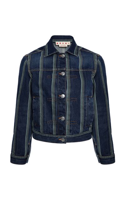 Marni Marni Striped Denim Jacket