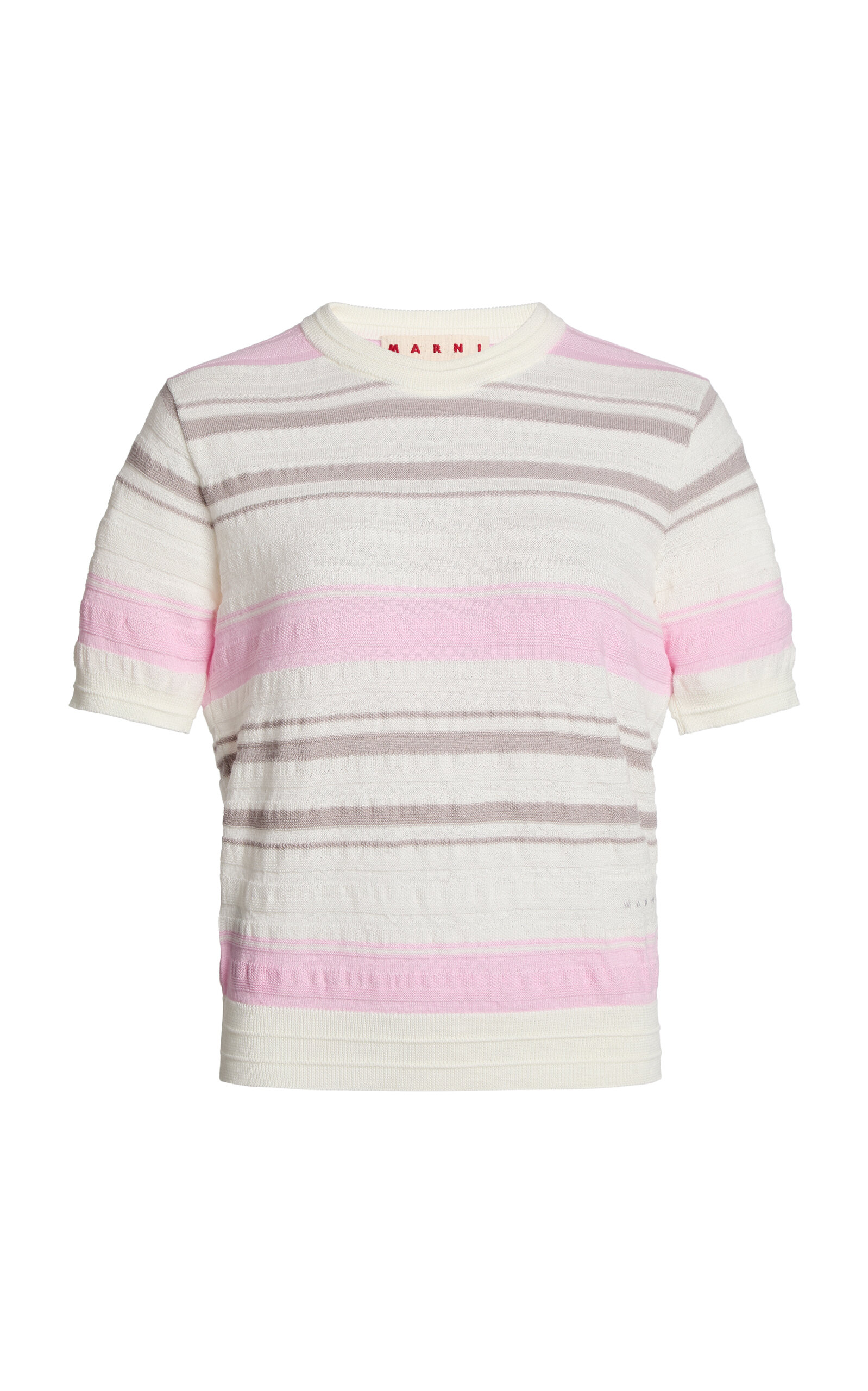 Marni Marni Stripped Cotton Knit Sweater