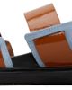 Marni Marni Tan & Blue Fussbett Sandals - 3