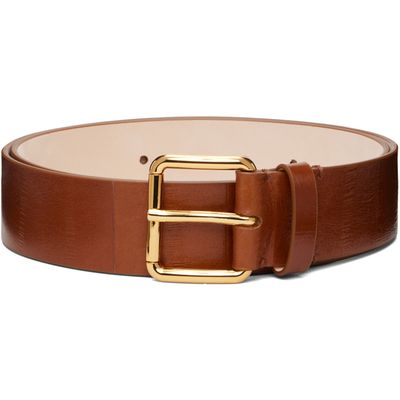 Marni Marni Tan Creased Calfskin Belt