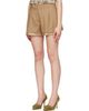 Marni Marni Tan Virgin Wool Shorts - 4