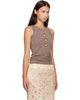 Marni Marni Taupe Jersey Tank Top - 2