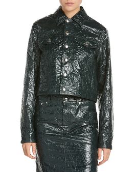 Marni Marni Textured Faux Leather Jacket