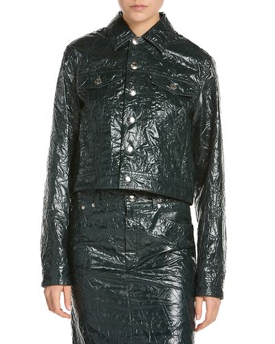 Marni Marni Textured Faux Leather Jacket
