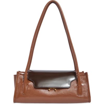 Marni Marni Trunkette Leather Shoulder Bag