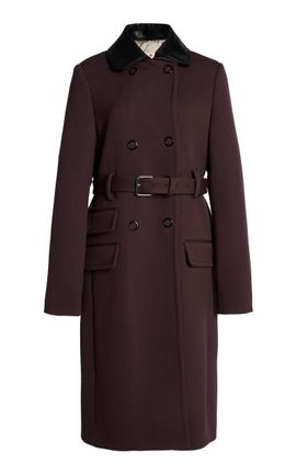 Marni Marni TwoToned Wool Trench Coat