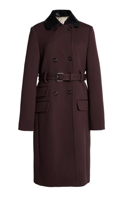 Marni Marni TwoToned Wool Trench Coat