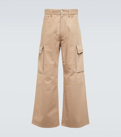 Marni Marni Wide-leg cotton gabardine cargo pants
