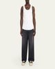 Marni Men's Faded Denim Wide-Leg Pants - 2