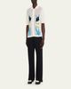 Marni Men's Floral Mesh Short-Sleeve Cardigan - 2