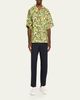 Marni Men's Multicolor Floral Cotton Camp Shirt - 2