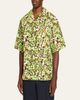 Marni Men's Multicolor Floral Cotton Camp Shirt - 4