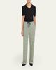 Marni Mini Check Jacquard Straight-Leg Pull-On Pants - 2