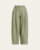 Marni Pleated Canvas Wide-Leg Pants - 1