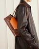 MARNI Trunkette two-tone crinkled leather shoulder bag - 2