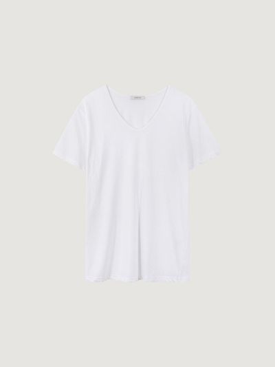 MAROYH Fresh U neck t - shirts (White)