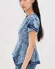 Marques'Almeida Marques'Almeida Acid Wash Denim Fitted T-Shirt Blue - 4