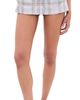 Marques'Almeida Marques'Almeida Bonded Satin Mini Skirt Tartan Plaid - 1