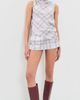 Marques'Almeida Marques'Almeida Bonded Satin Mini Skirt Tartan Plaid - 5