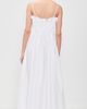 Marques'Almeida Marques'Almeida Cinched Pleated Midi Dress White - 4