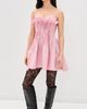 Marques'Almeida Marques'Almeida Cinched Pleated Mini Dress Pink - 2