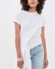 Marques'Almeida Marques'Almeida Draped Cap Sleeve T-Shirt White - 2