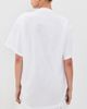 Marques'Almeida Marques'Almeida Ostrich Feather Hem T-Shirt Dress White - 4