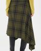 Marques'Almeida Marques'Almeida Plaid Folded Belt Wrap Skirt Green Plaid - 4