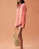 Marrakshi Life Marrakshi Life for FWRD French Cuff Striped Cotton Shirt - 3
