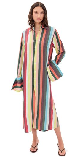 MARRAKSHI LIFE MARRAKSHI LIFE The XL French Cuff Shirt Dress Stripe 12