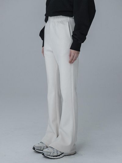 mars en avril Bootcut Fleece Span Banding Pants