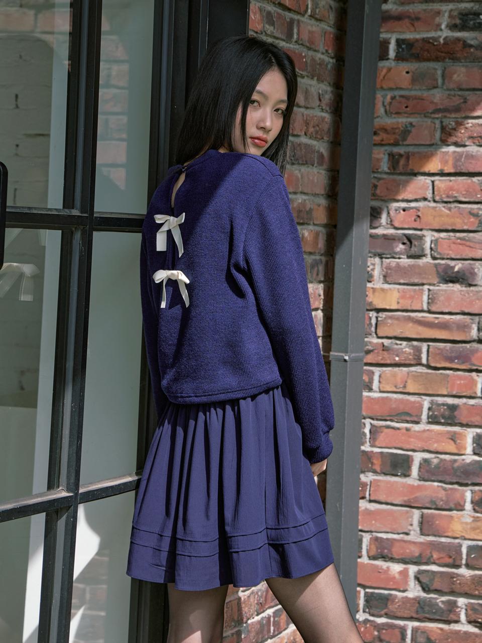 mars en avril [Exclusive] GIRLS SIGNATURE LOVE & LOVE SETUP NAVY