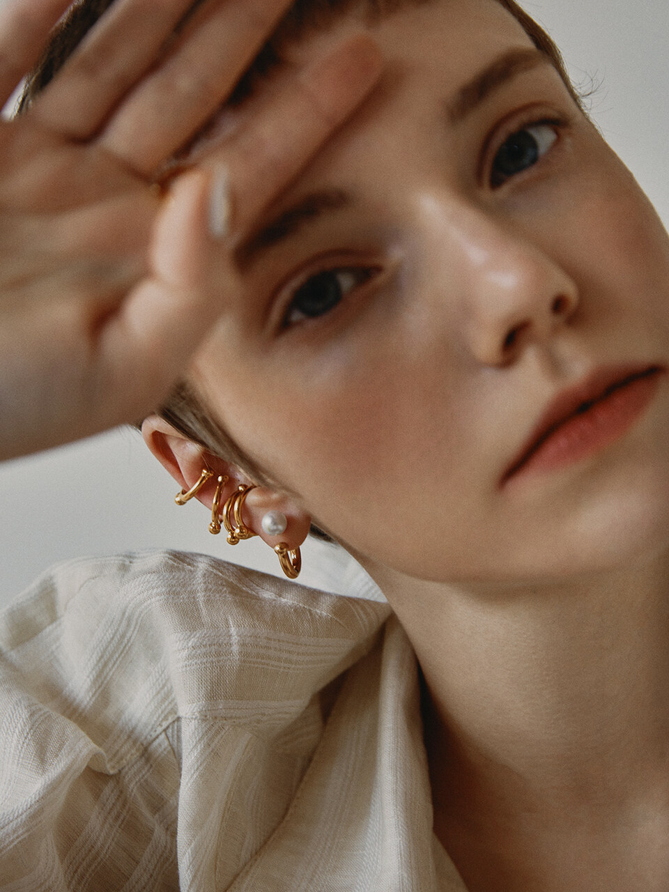 MARSBOM Bone Earcuff Gold