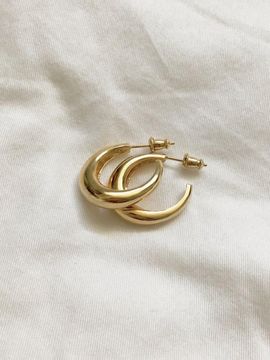 MARSBOM Chunky Circle Gold Earring Small