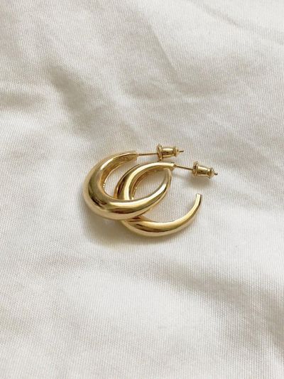 MARSBOM Chunky Circle Gold Earring Small