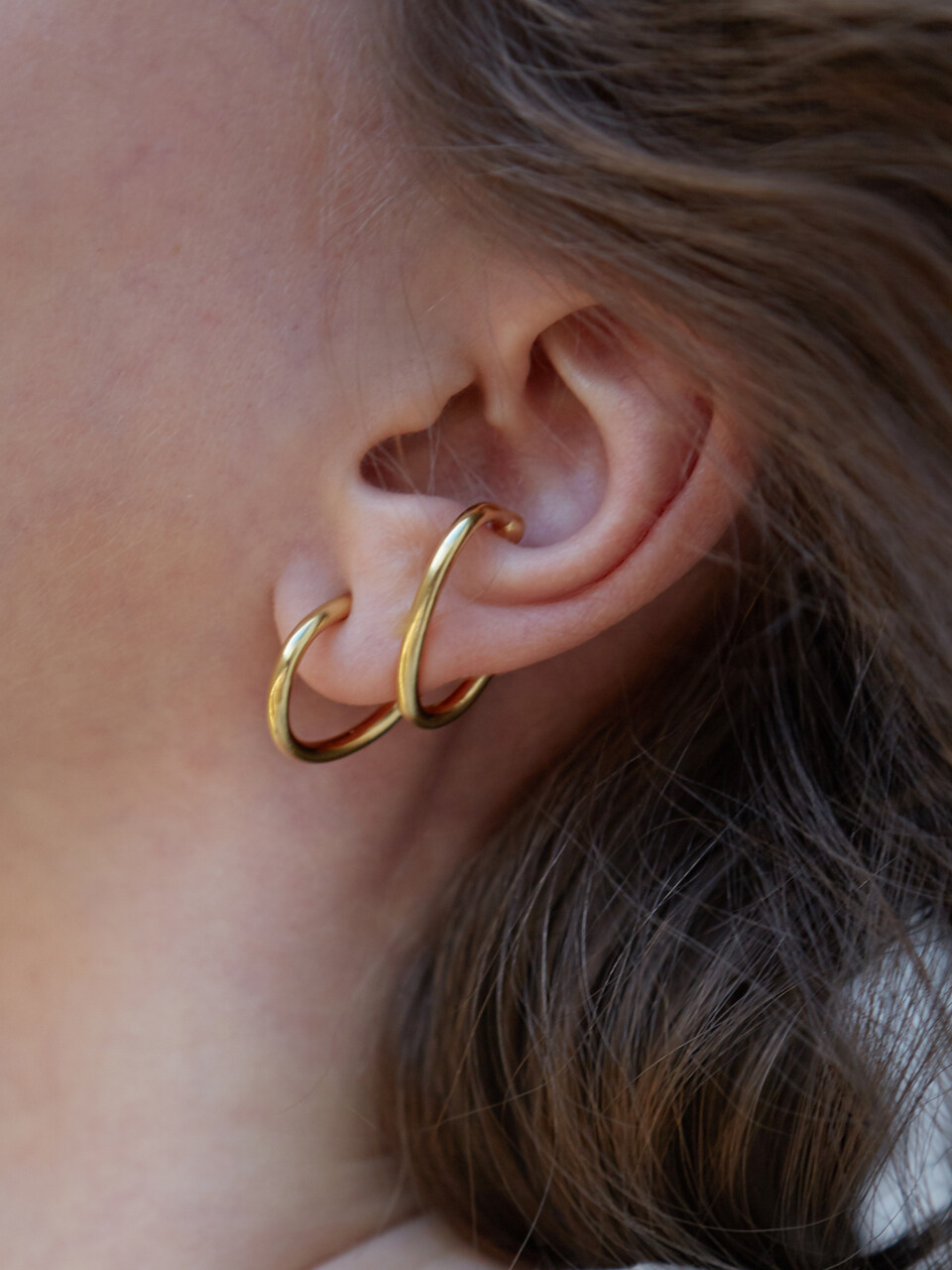 MARSBOM S Earcuff Earring Gold