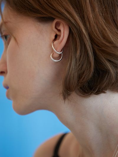 MARSBOM S Earcuff Earring Silver