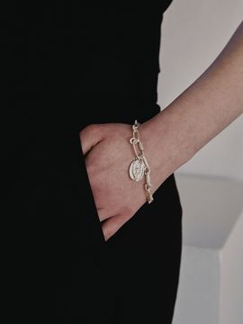 MARSBOM Savoy Chain Bracelet Silver