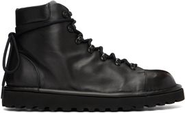 Marsèll Gomme Marsèll Gomme Black Pallottola Crepping Leather Ankle Boots