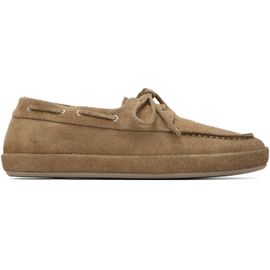 Marsèll Marsèll Beige Scatopelle Suede Boat Shoes