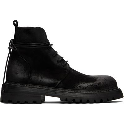 Marsèll Marsèll Black Carraucola Reversed Leather Boots