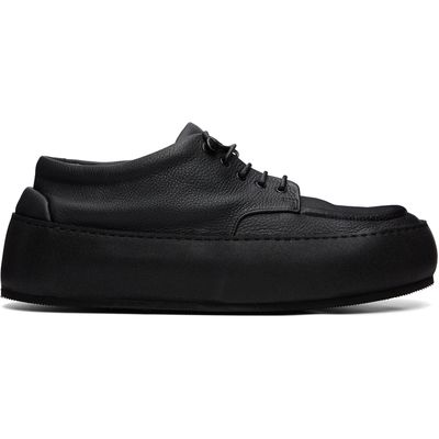 Marsèll Marsèll Black Cassapana Pebbled Leather Sneakers