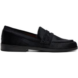 Marsèll Marsèll Black Mocasso Short Hair Leather Loafers