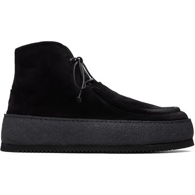 Marsèll Marsèll Black Parapana Leather Ankle Boots