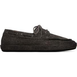 Marsèll Marsèll Black Scatopelle Suede Boat Shoes