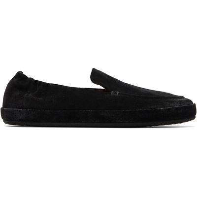 Marsèll Marsèll Black Scatopelle Suede Loafers