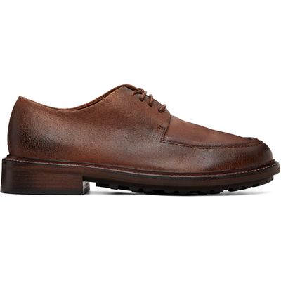 Marsèll Marsèll Brown Gruboot Waxed Reversed Leather Derbys